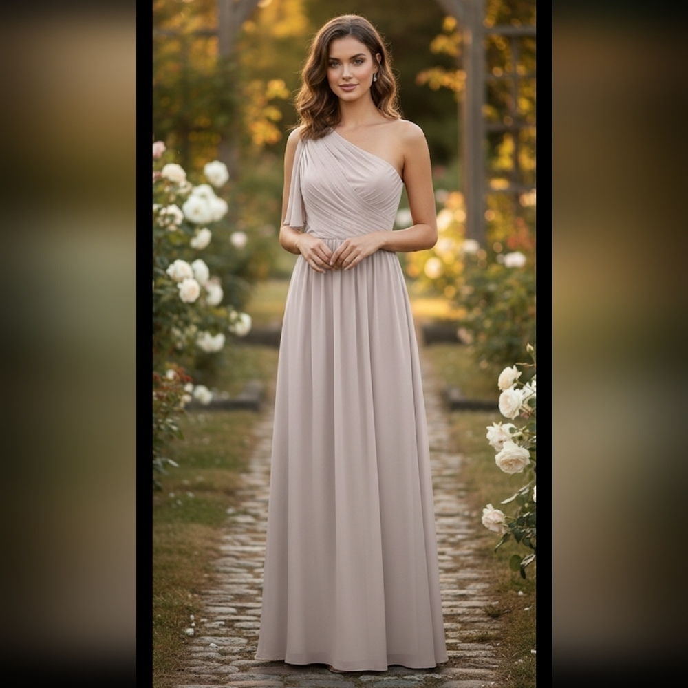 Like New After Six One Shoulder Dress
